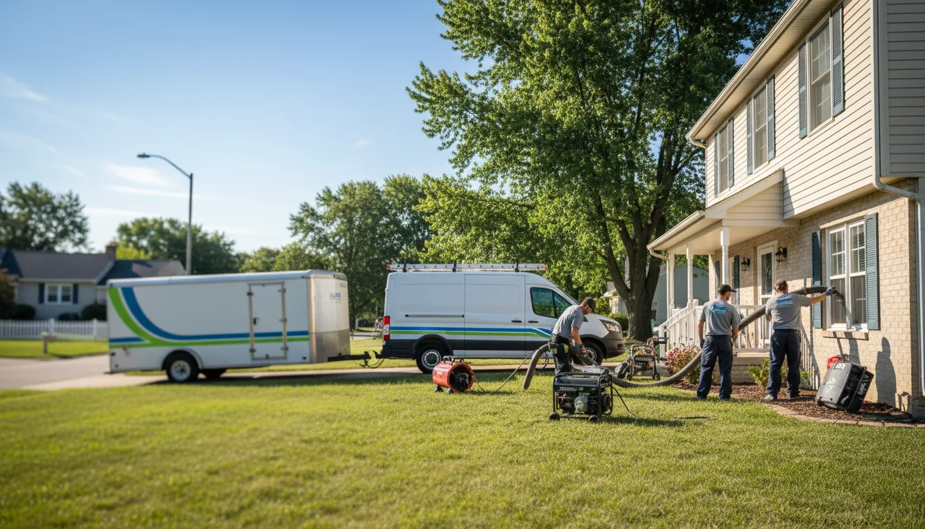 Flooded Basement Restoration And Cleanup With Repair in Cozad, NE near me